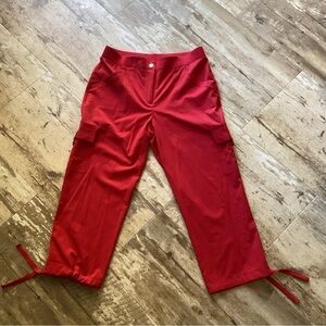 ZENERGY BY CHICOS Cropped Pants Red Women’s 0
